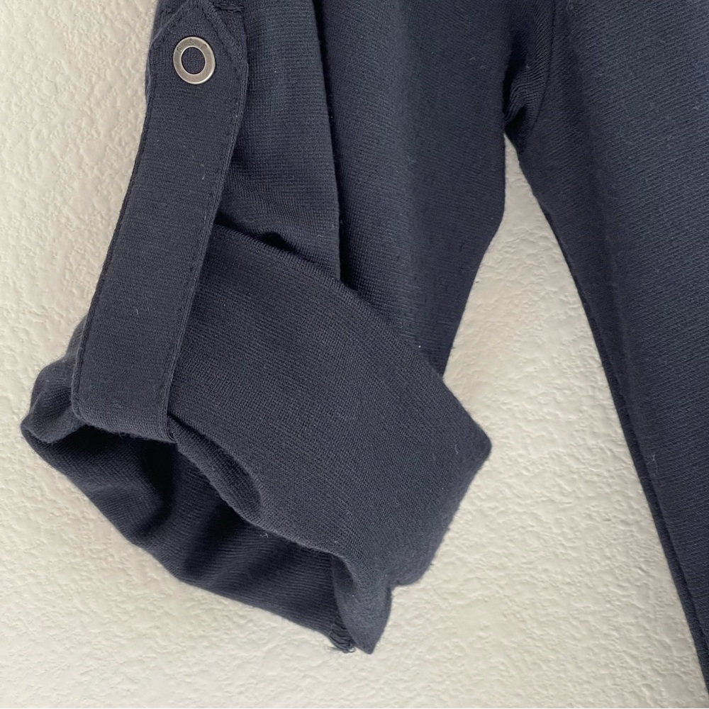 GAP Dress With Belt & Adjustable Sleeves Size XS Navy - Picture 4 of 6